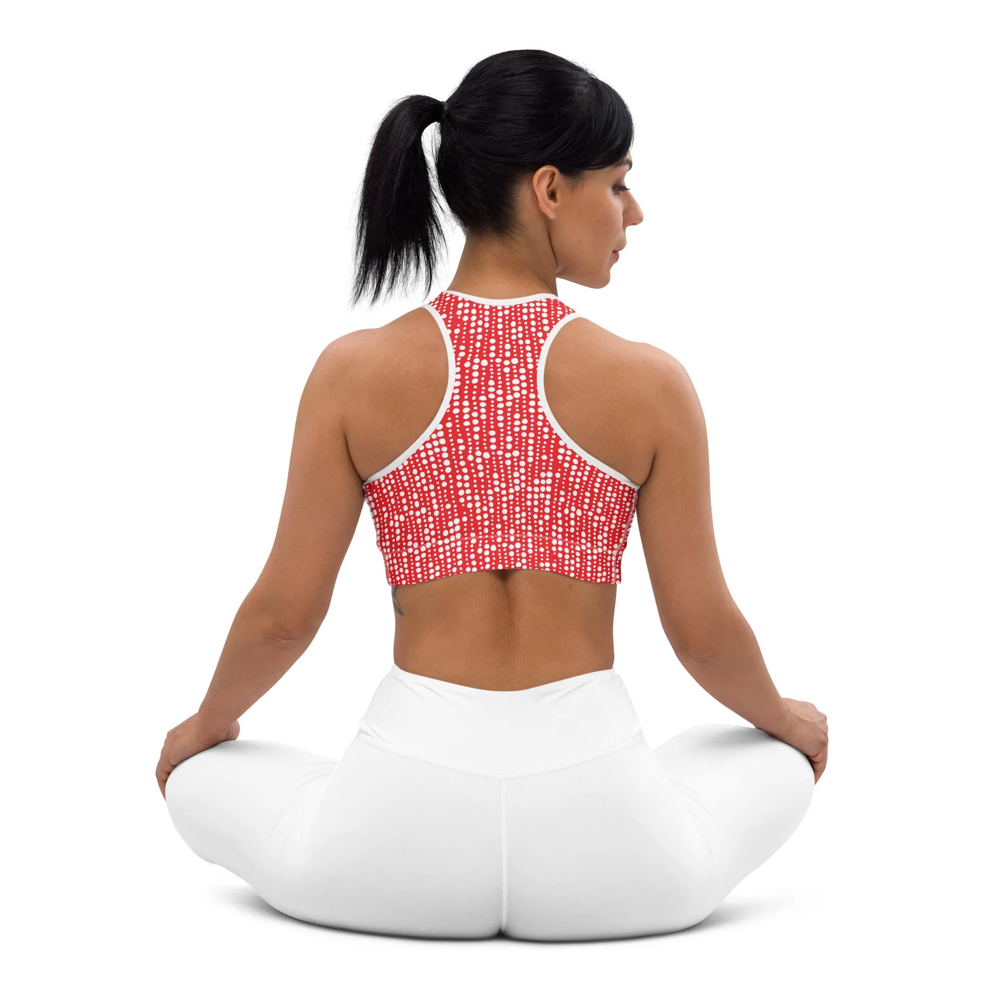 Holiday Lights Warrior Sports Bra