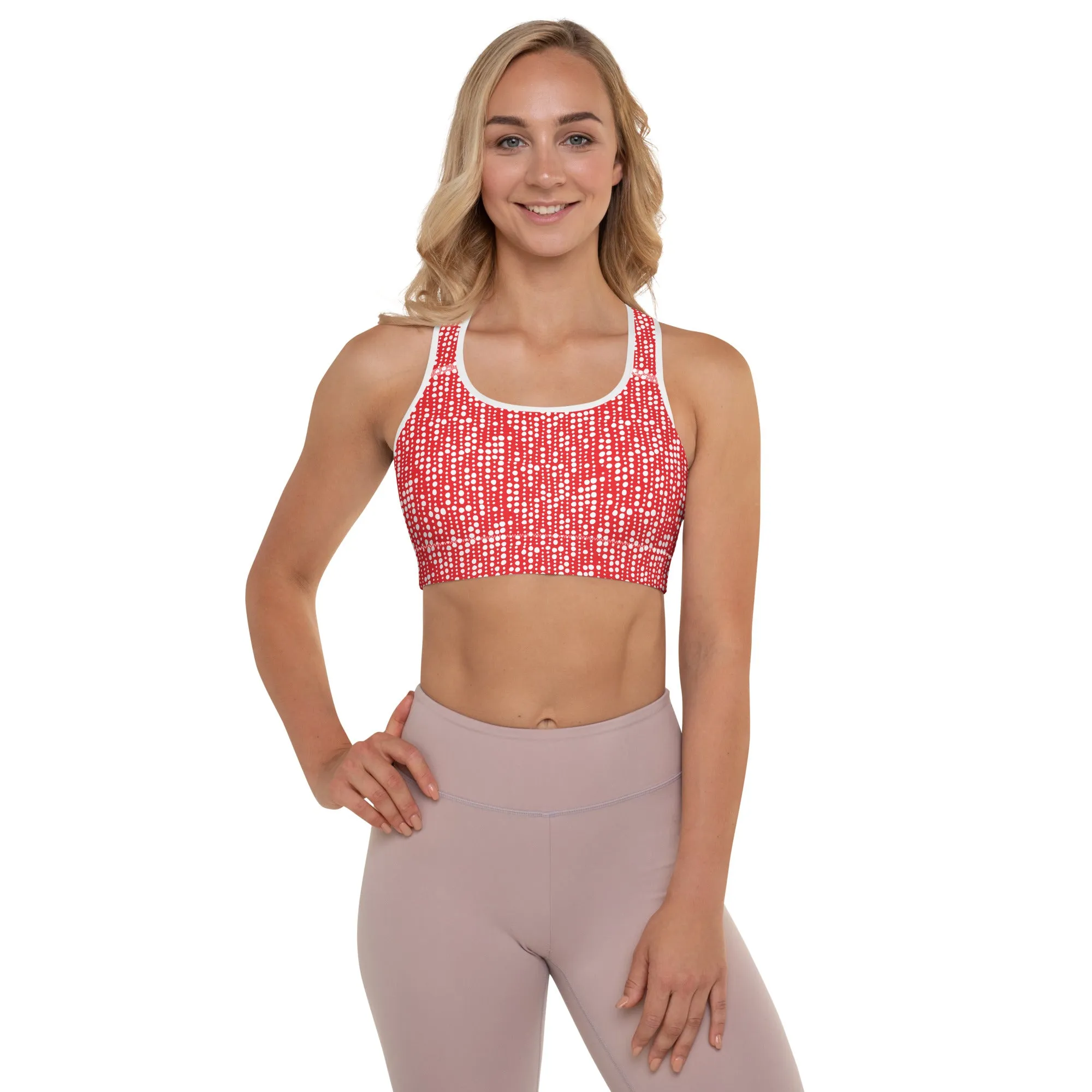 Holiday Lights Warrior Sports Bra