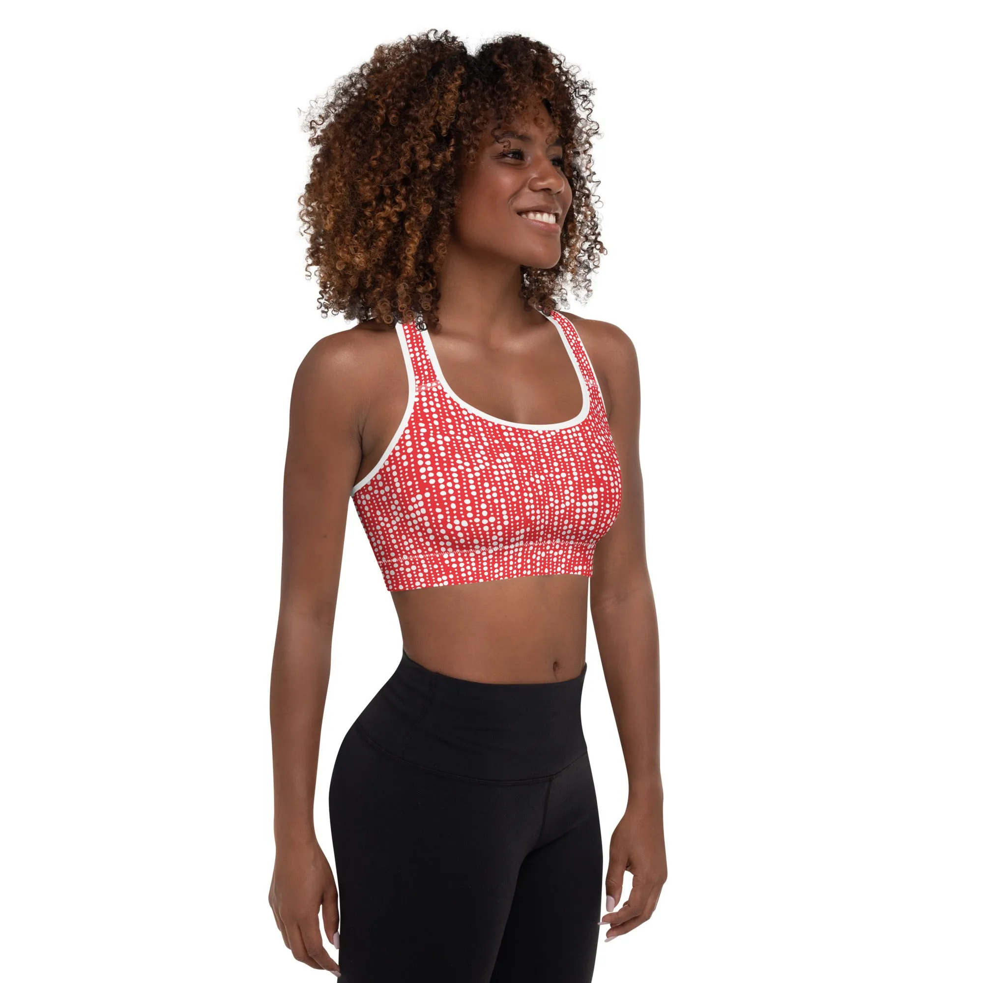 Holiday Lights Warrior Sports Bra