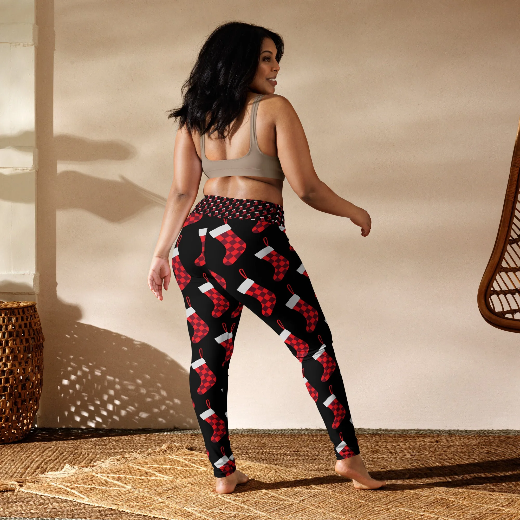 Holiday Stocking High Waist Leggings