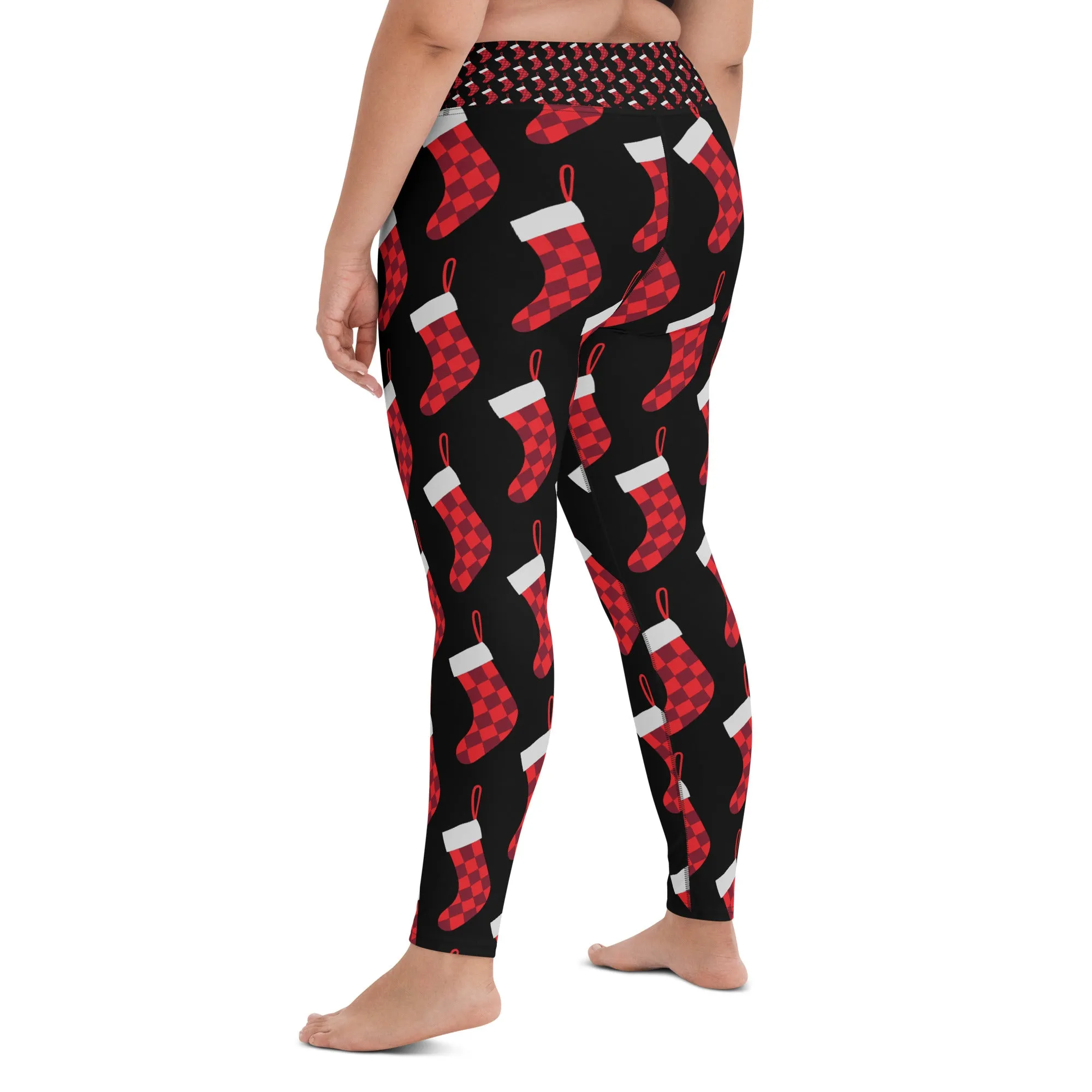 Holiday Stocking High Waist Leggings
