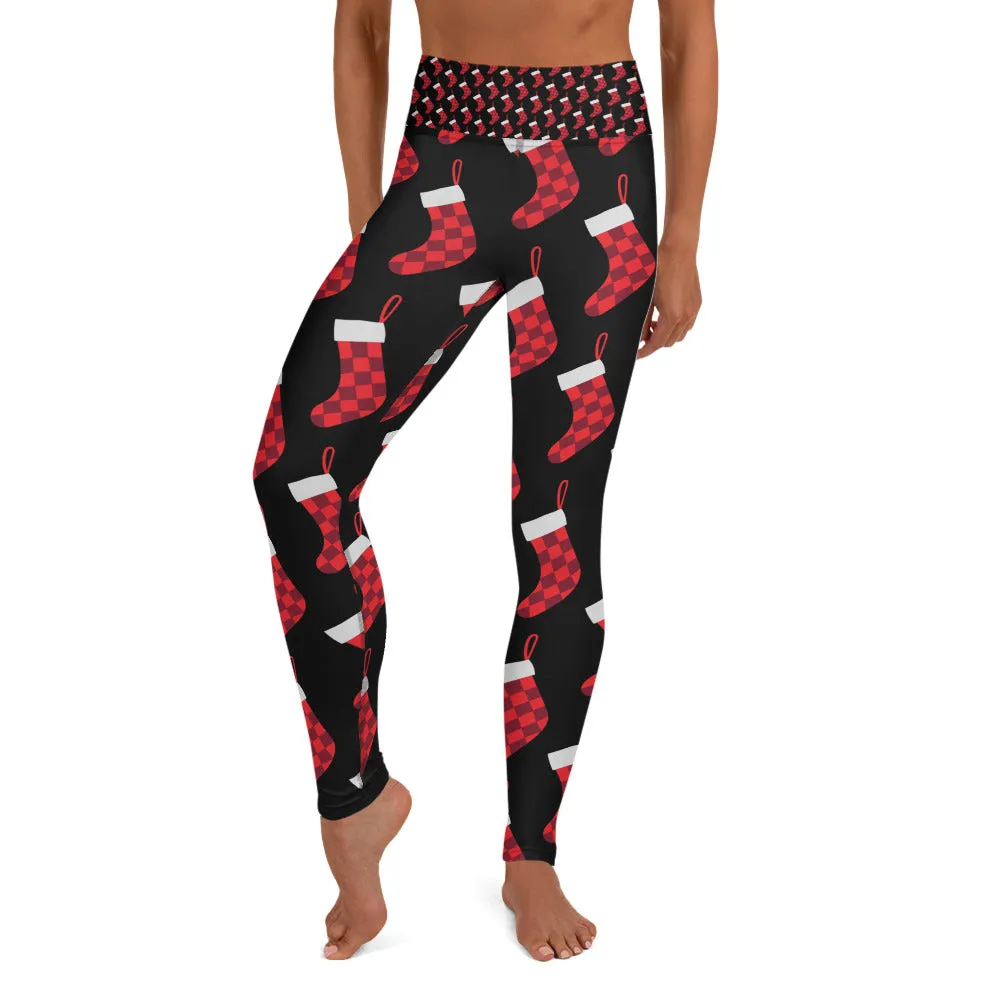 Holiday Stocking High Waist Leggings