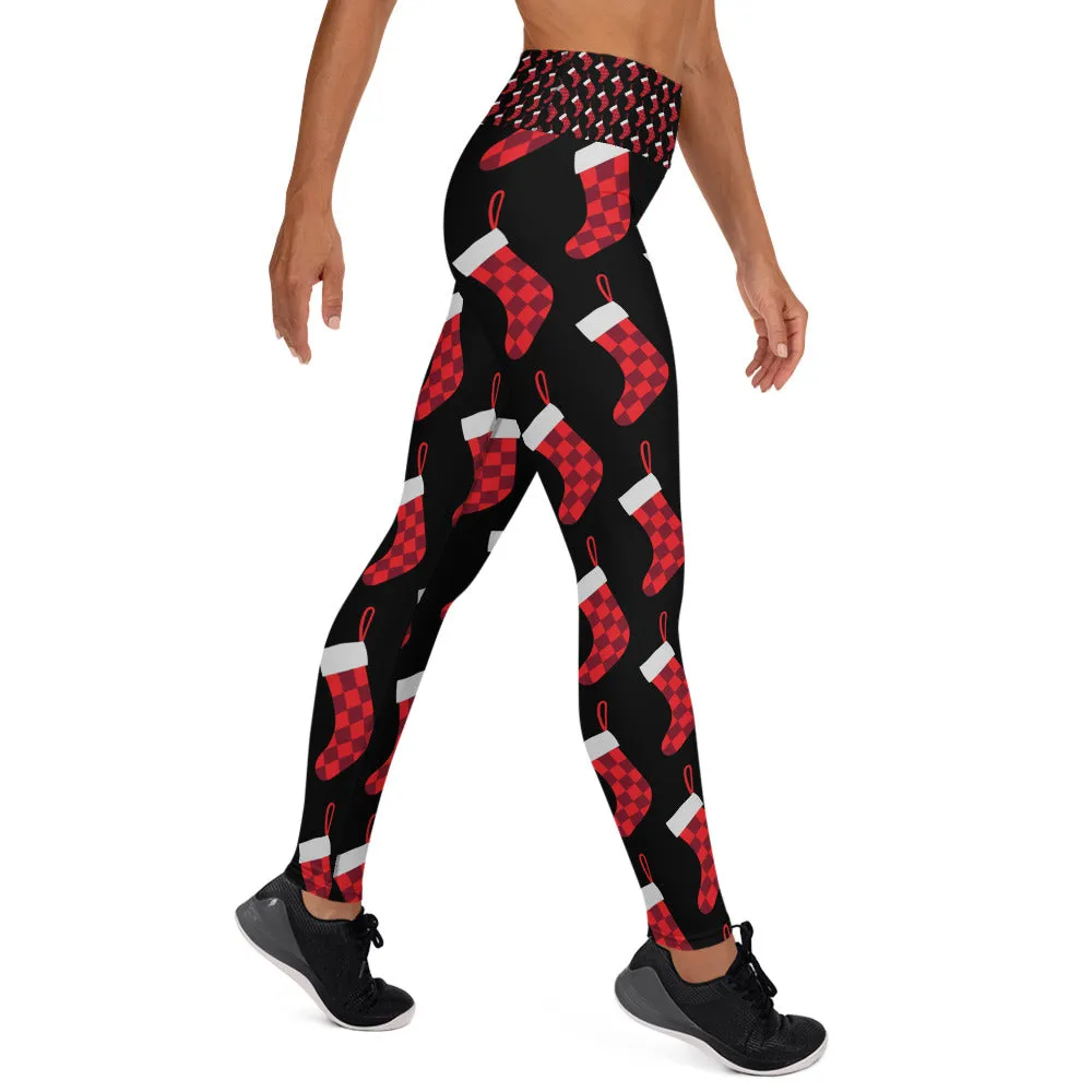 Holiday Stocking High Waist Leggings
