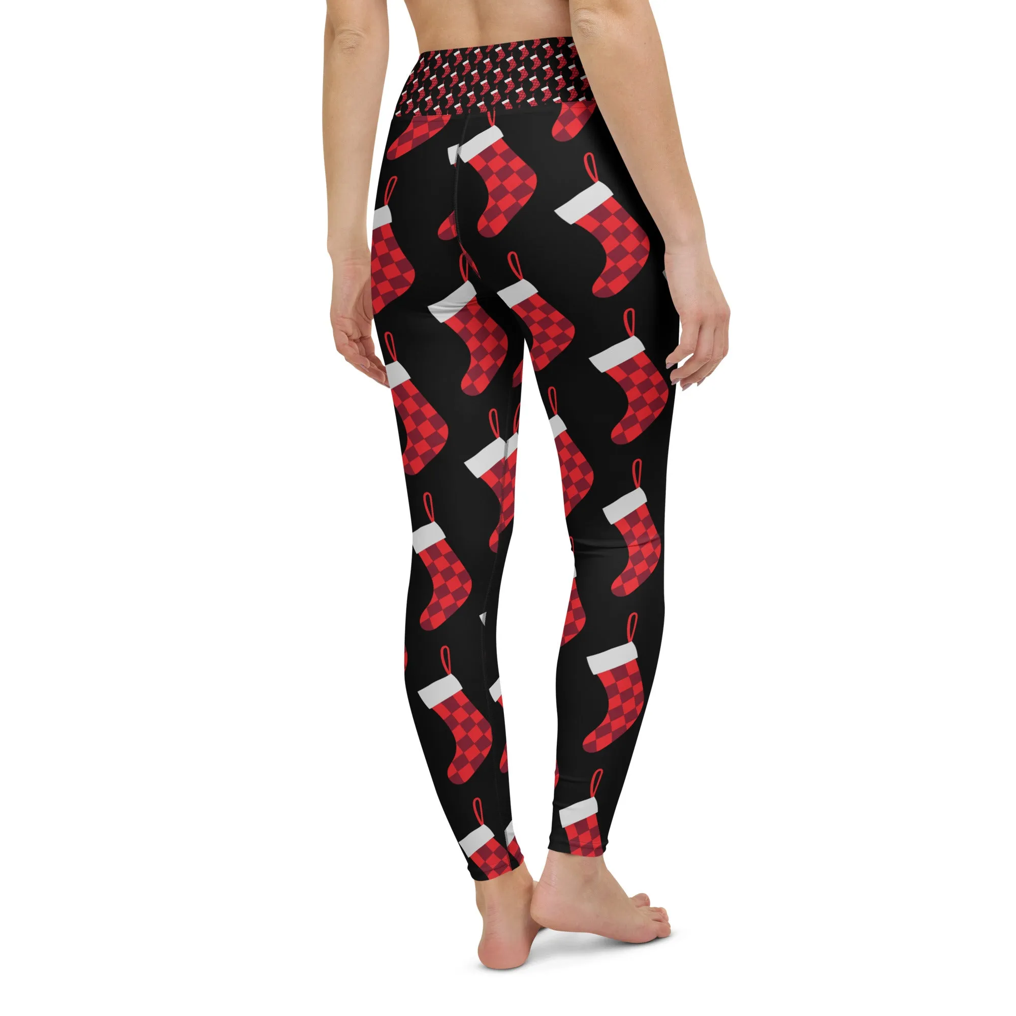 Holiday Stocking High Waist Leggings
