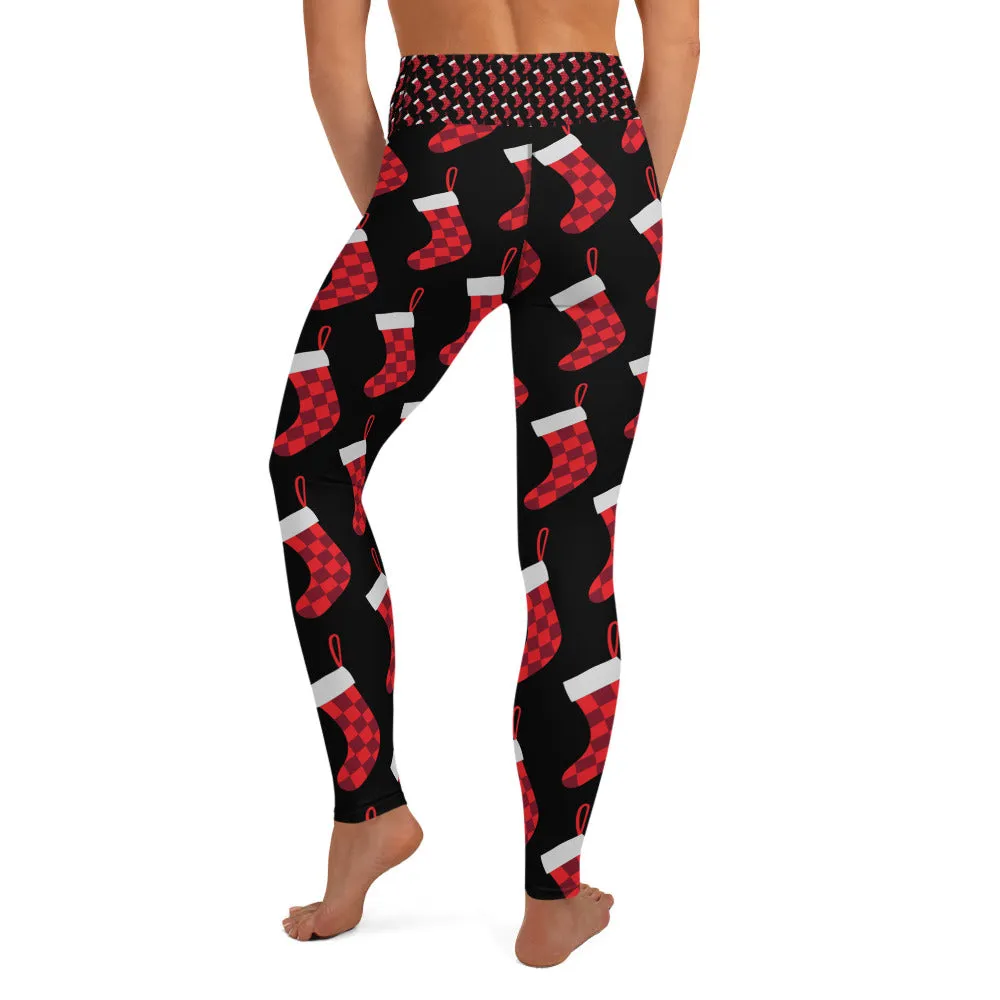 Holiday Stocking High Waist Leggings