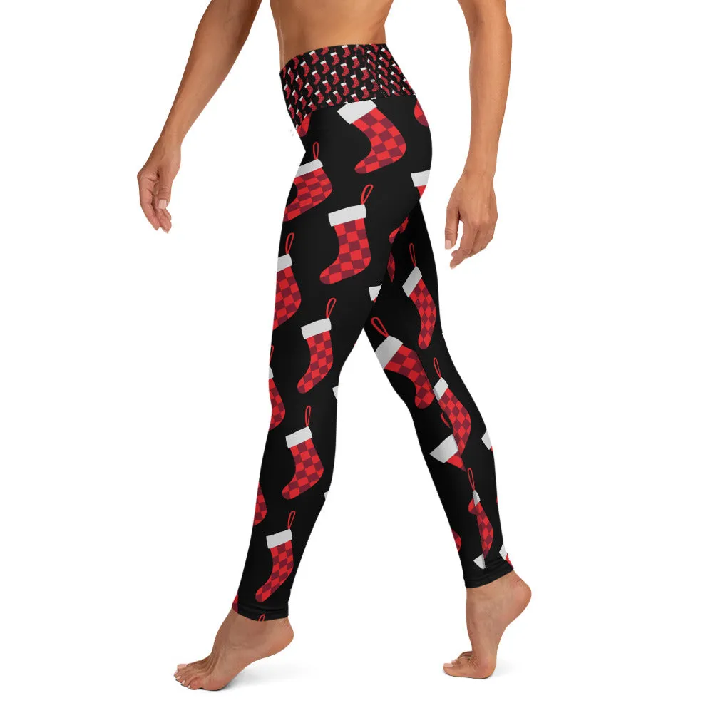 Holiday Stocking High Waist Leggings