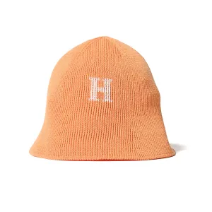 HOMEGAME - H LOGO COTTON KNIT HAT Lt.ORANGE【HG241415】