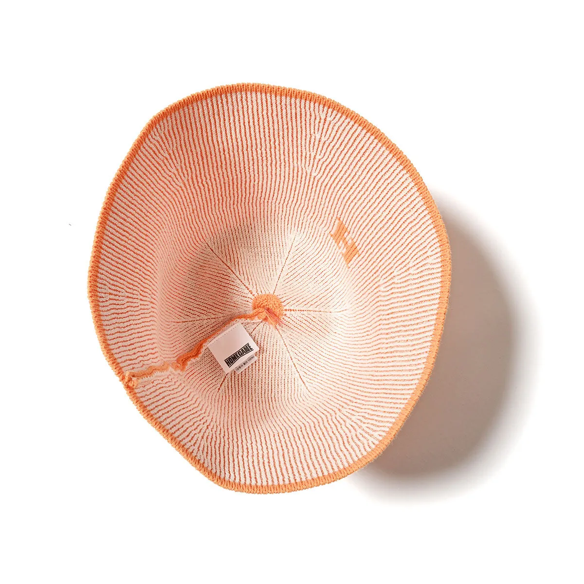HOMEGAME - H LOGO COTTON KNIT HAT Lt.ORANGE【HG241415】