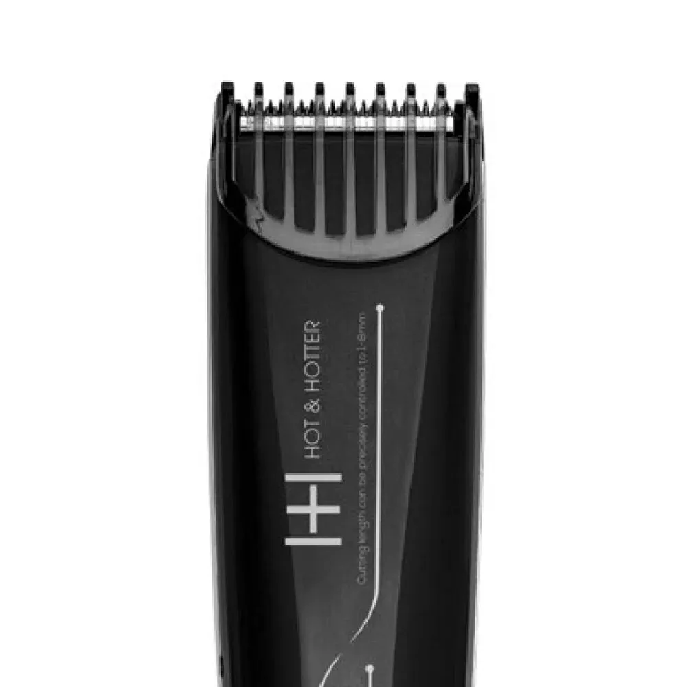 Hot & Hotter Adjustable Guide Rechargeable Clipper Black