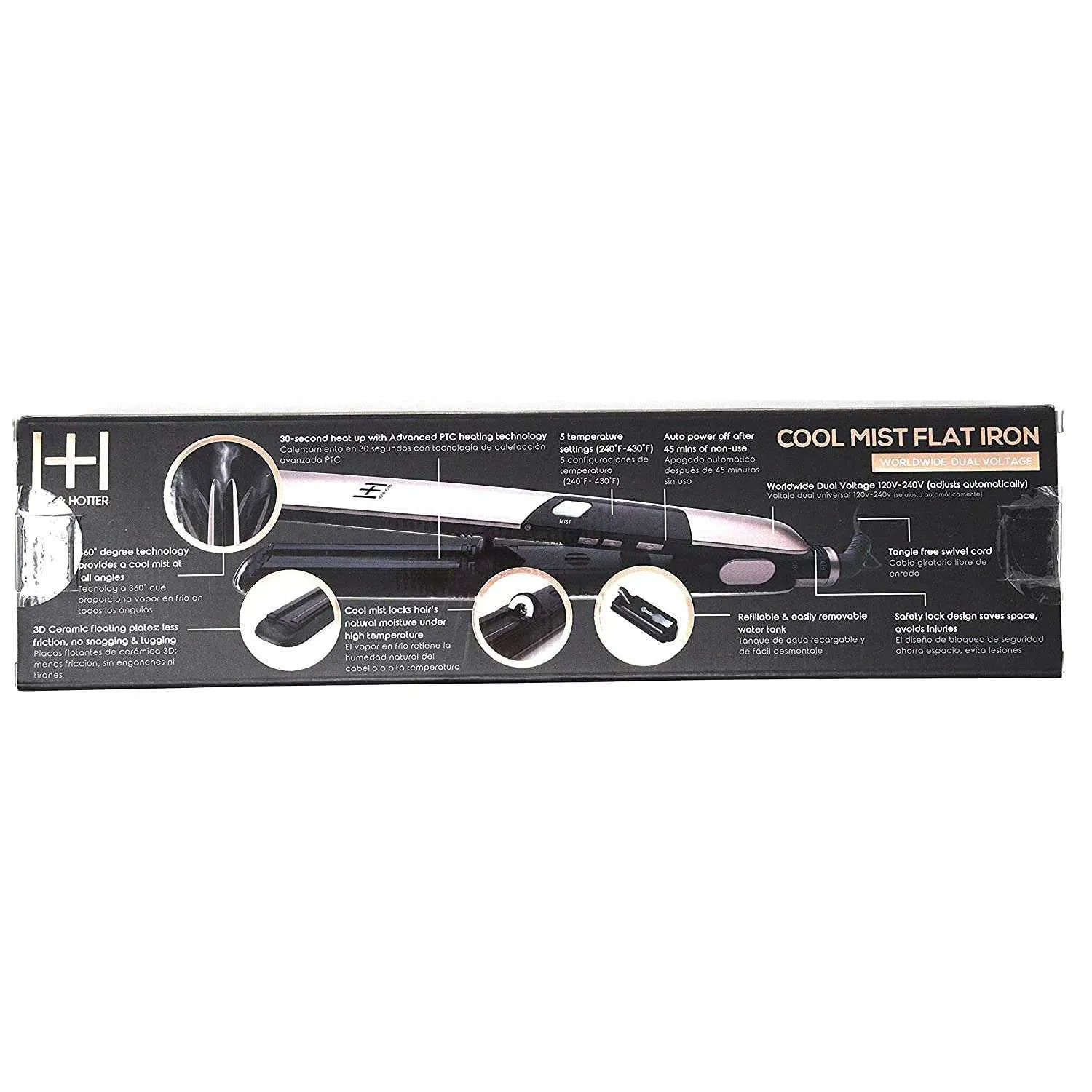 Hot & Hotter Cool Mist Flat Iron