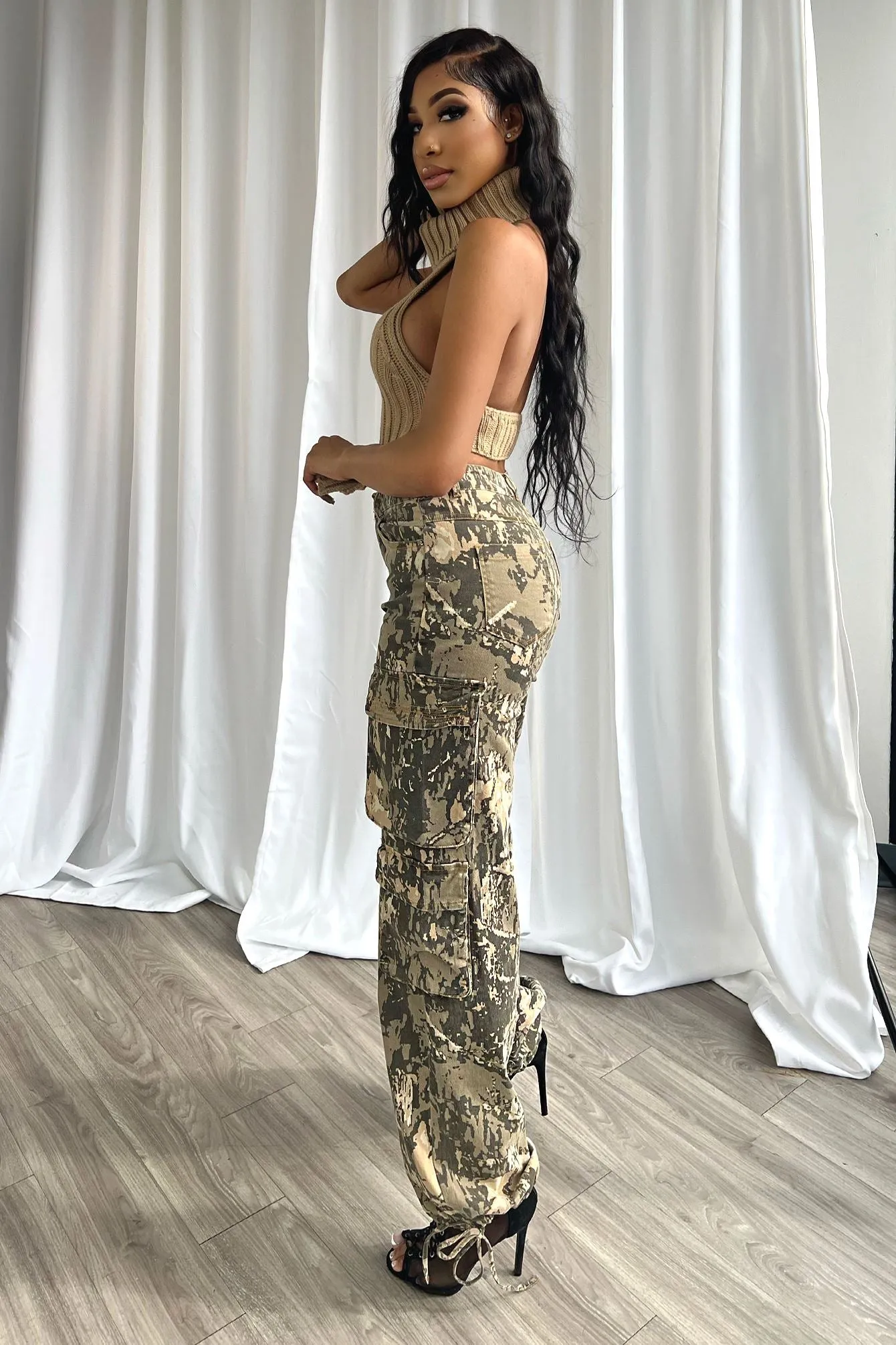 Hunter Camo Loose Fit Cargo Pants