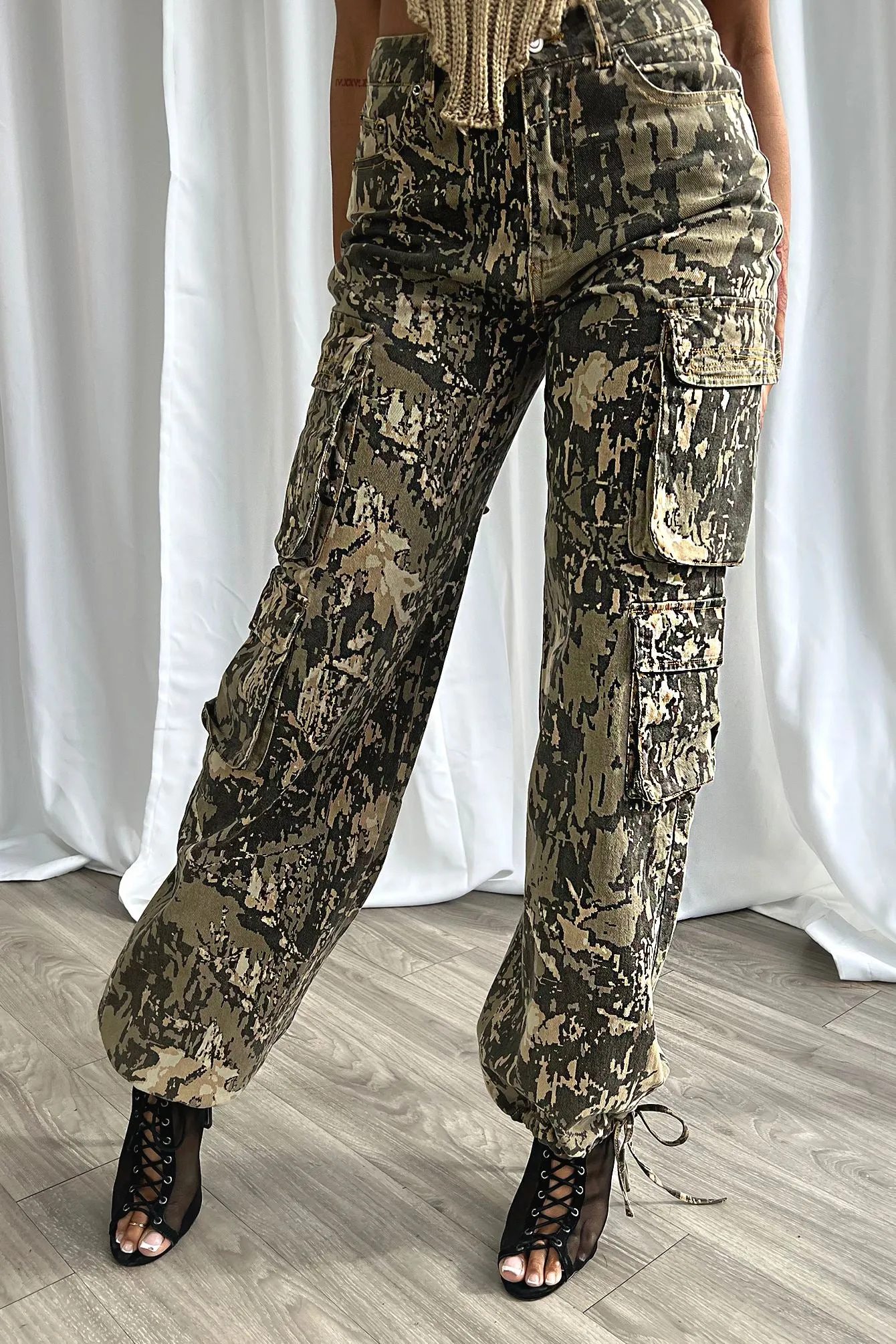 Hunter Camo Loose Fit Cargo Pants