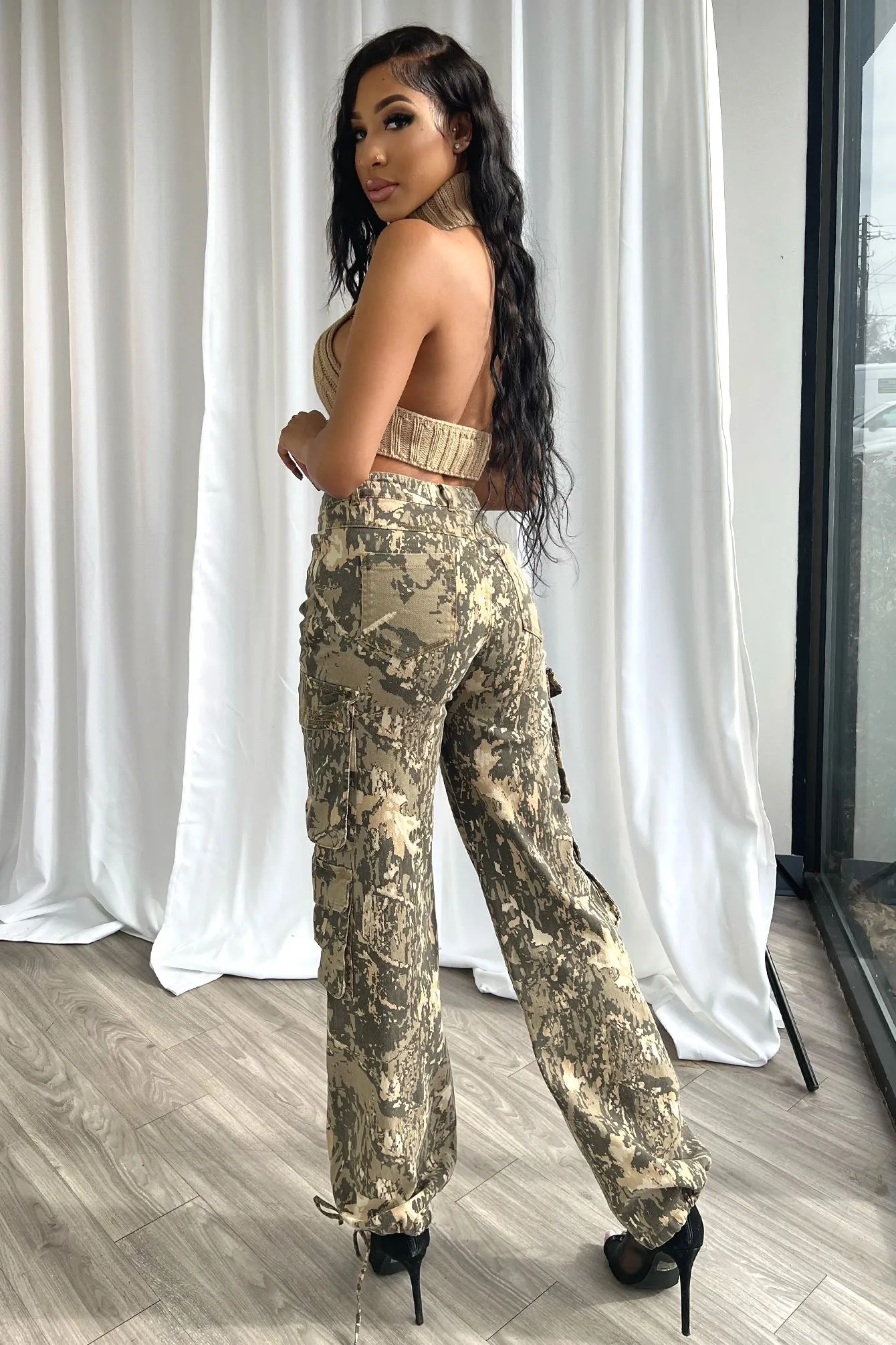 Hunter Camo Loose Fit Cargo Pants