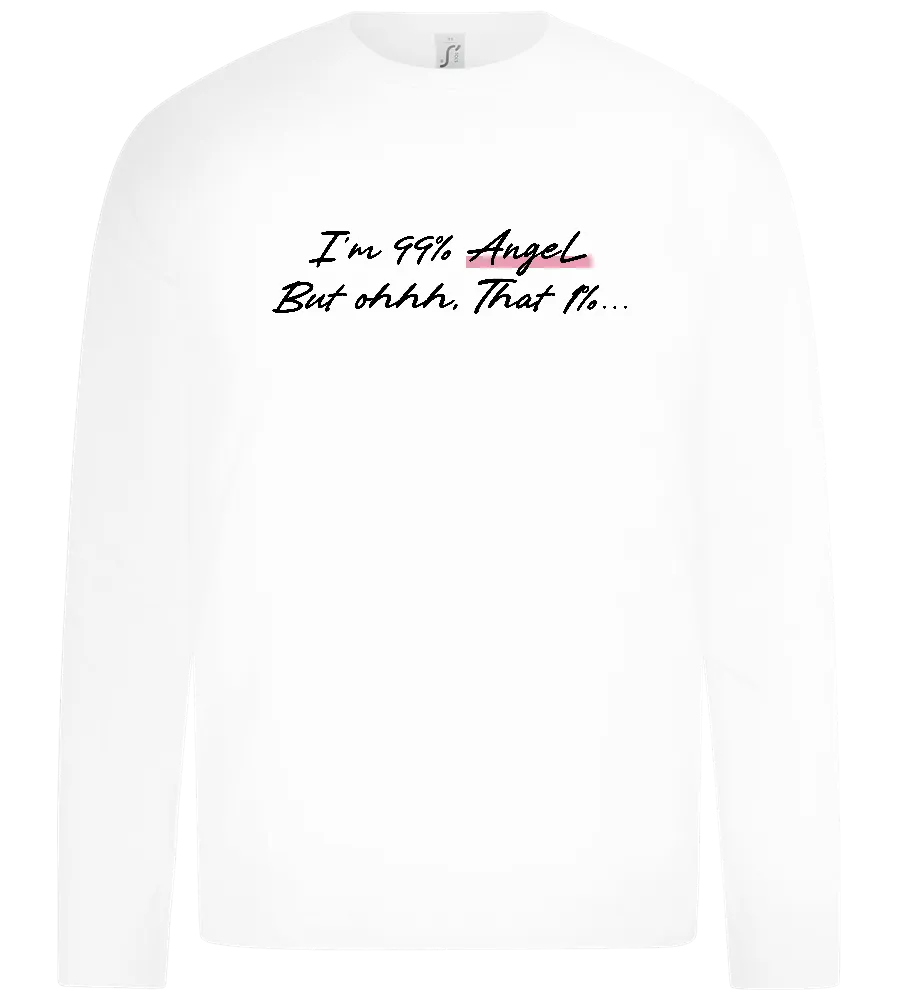 I am 99% Angel Design - Premium kids long sleeve t-shirt