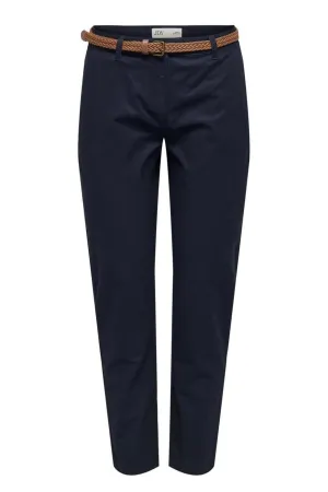 JDY - JDYchicago Belted Chino Pants Dia - 4482614 Night Sky