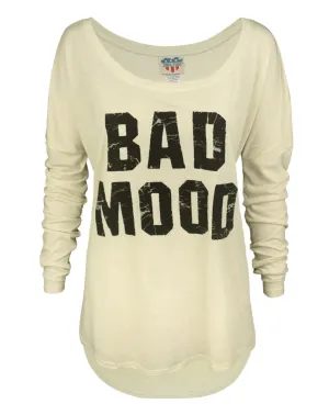 Junk Food Bad Mood Women's Long Sleeve Top