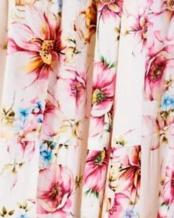 Keira Midi Skirt in Abbey Garden | Abbey Garden