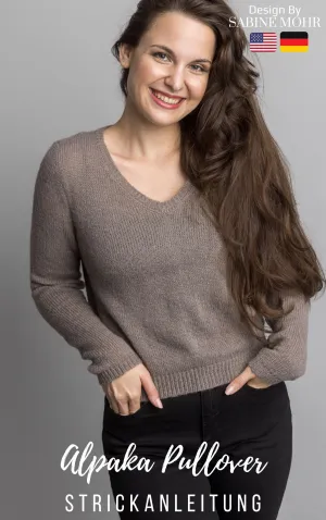 Klassischen Strickpullover aus Baby Alpaka stricken