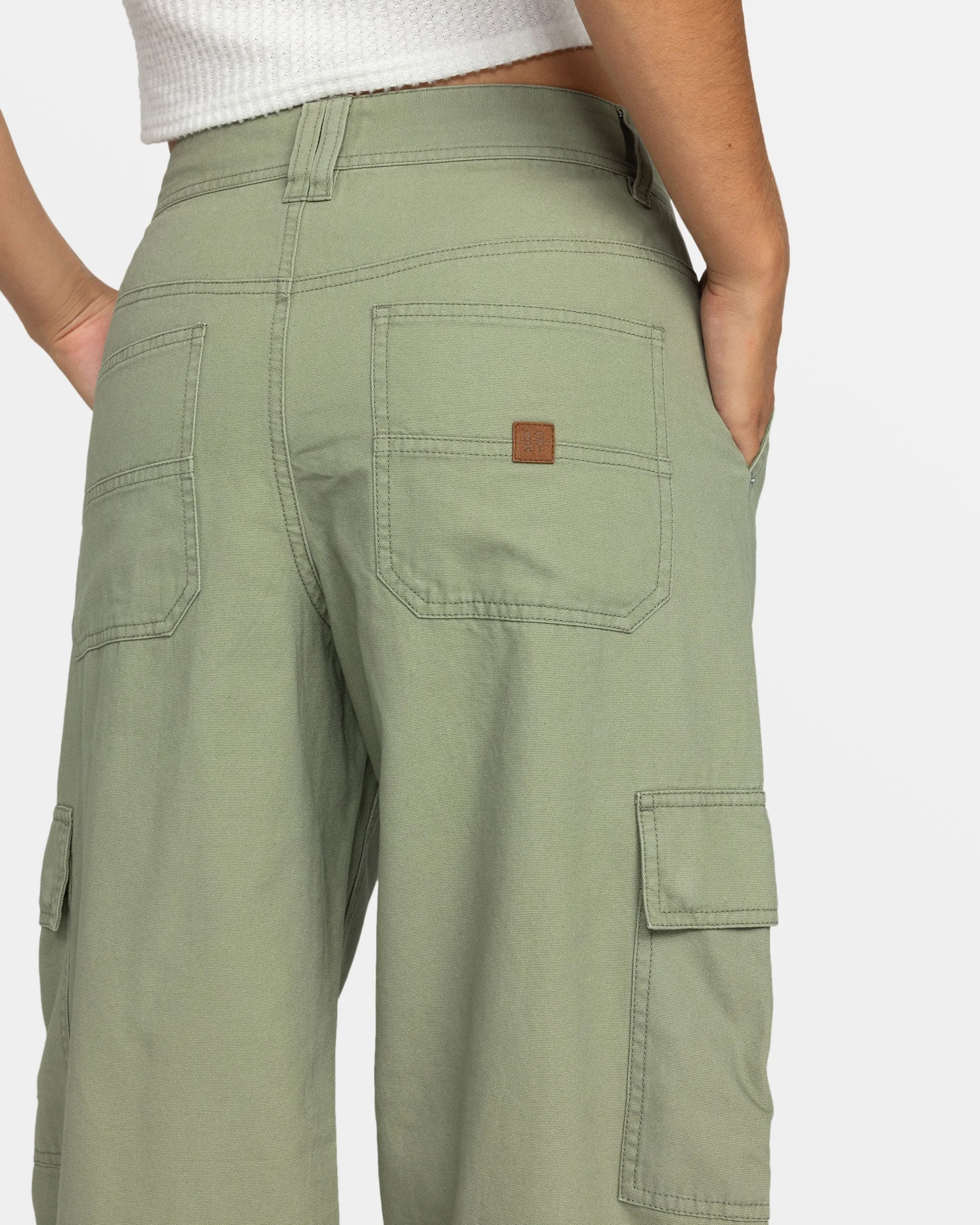 Left Again Cargo Pant - Oil Green