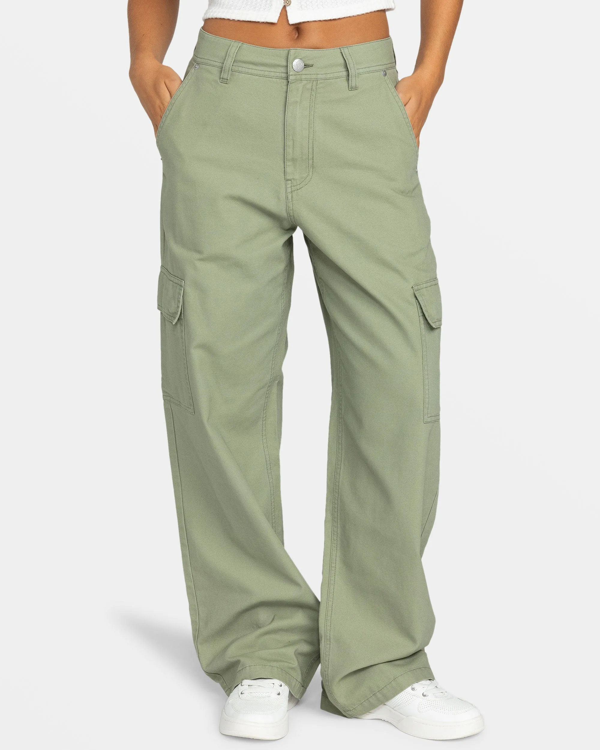 Left Again Cargo Pant - Oil Green