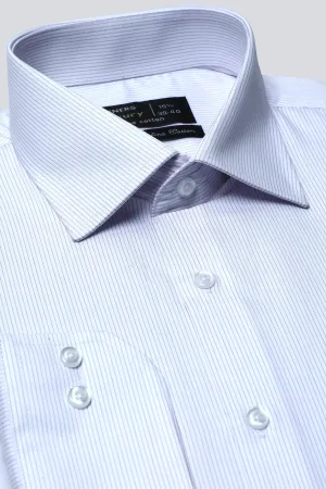 Light Purple Pin Stripe Formal Shirt