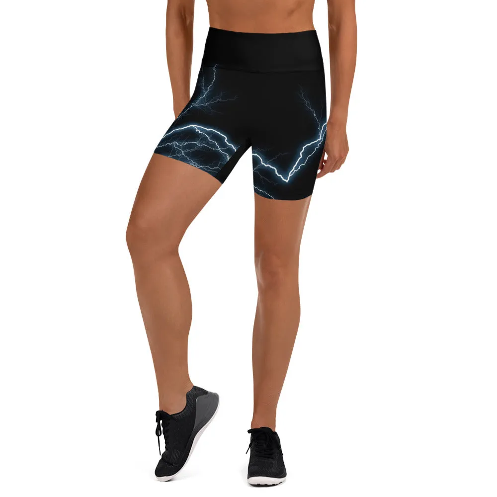 Lightning High Waist Shorts