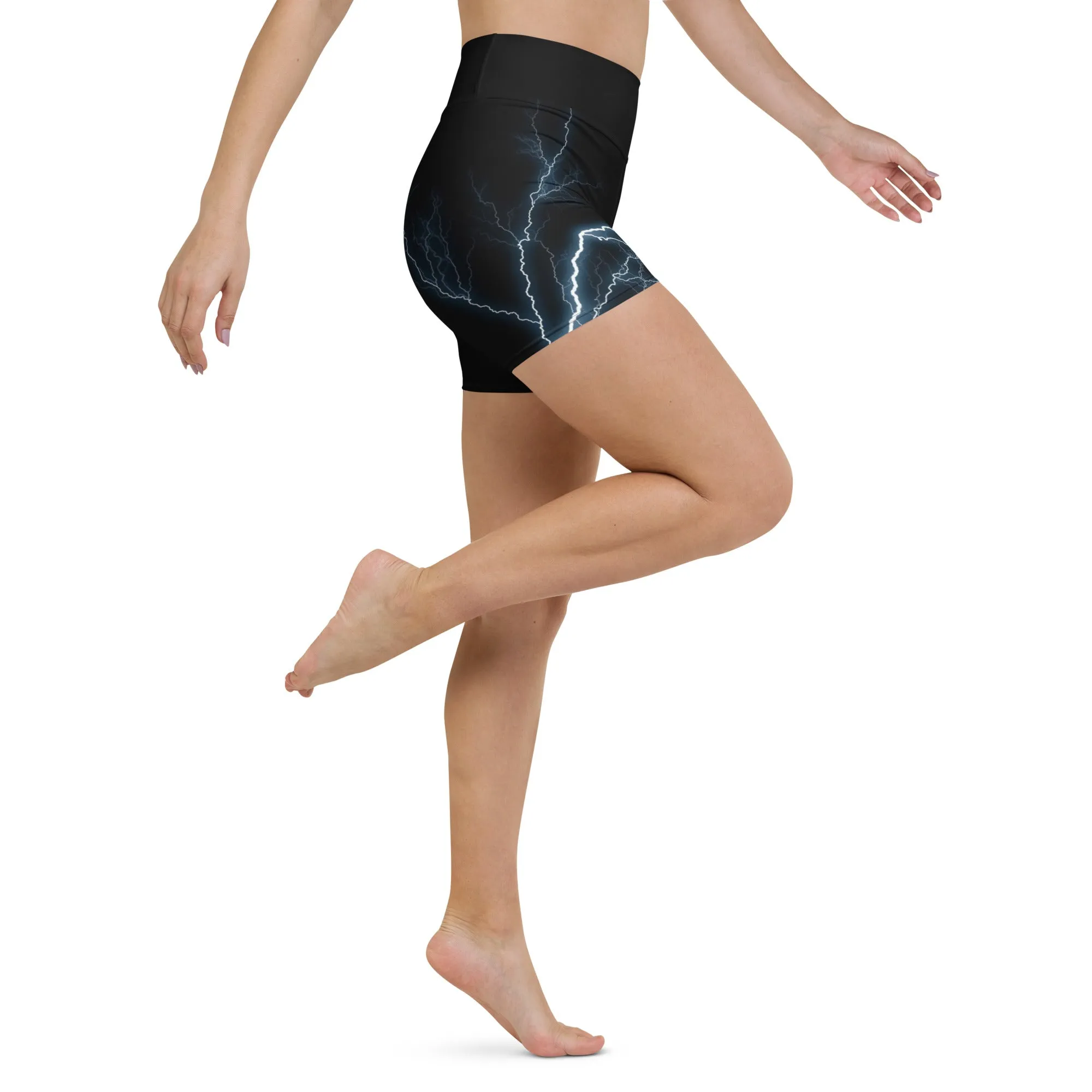 Lightning High Waist Shorts