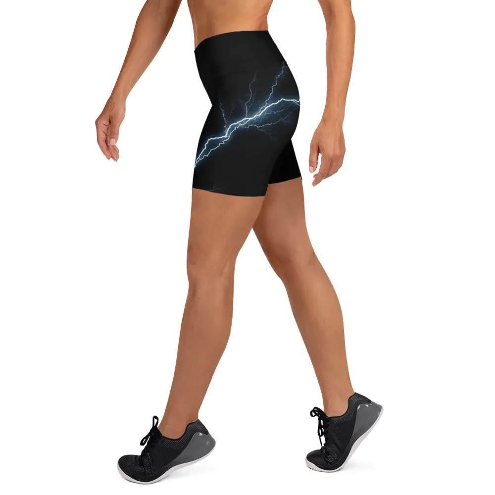 Lightning High Waist Shorts