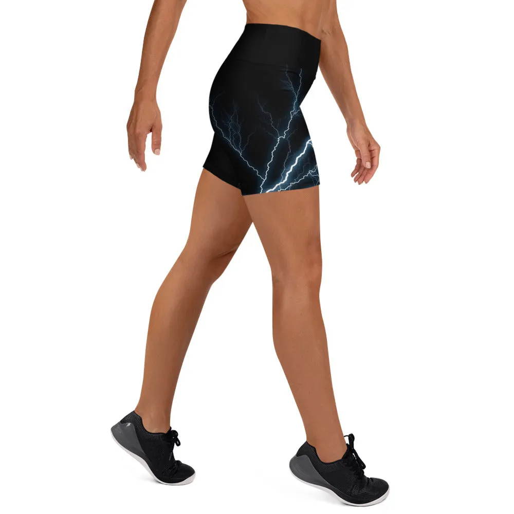 Lightning High Waist Shorts