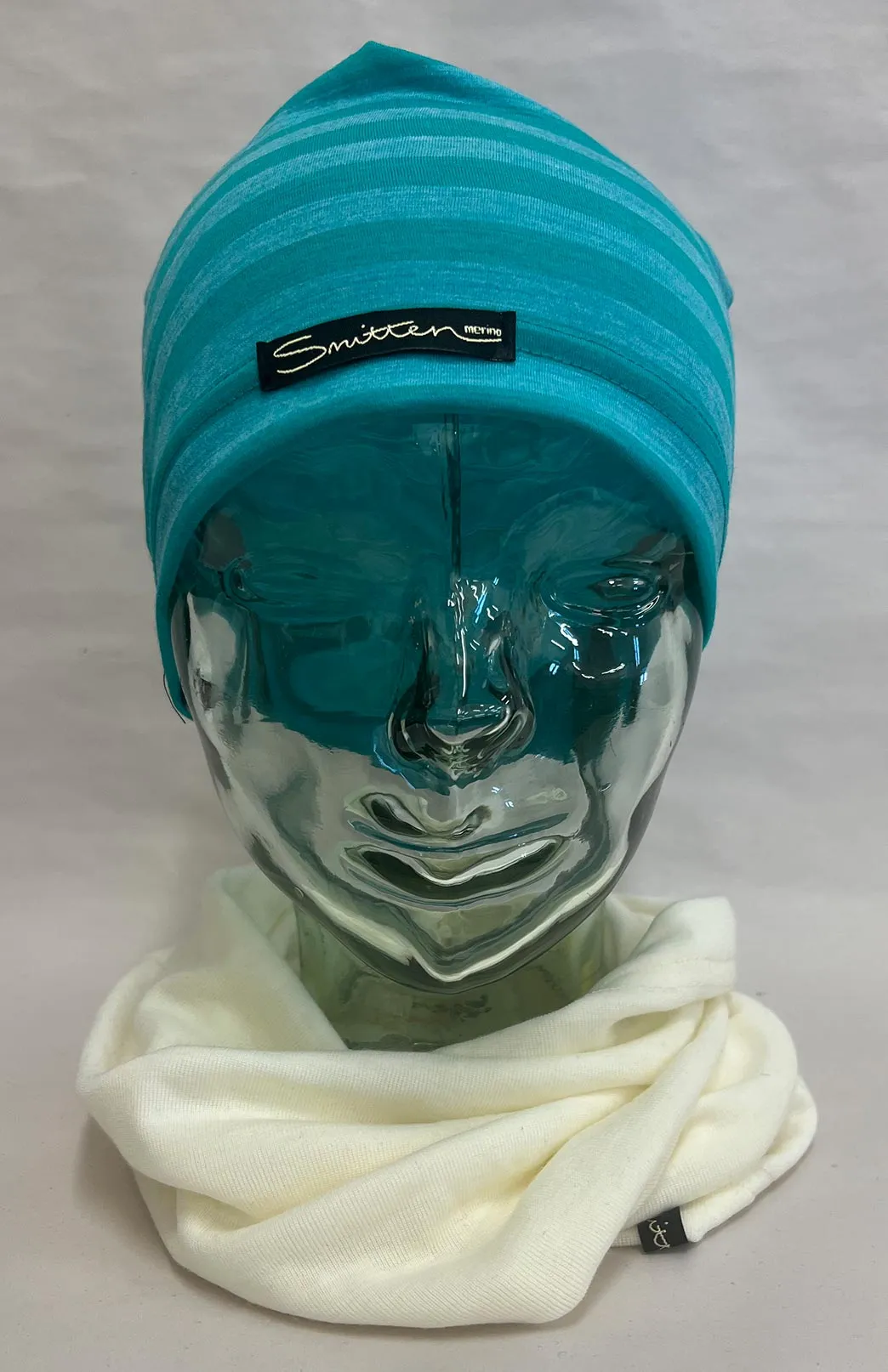 Lightweight Patterned and Striped Skull Cap Sports Beanie