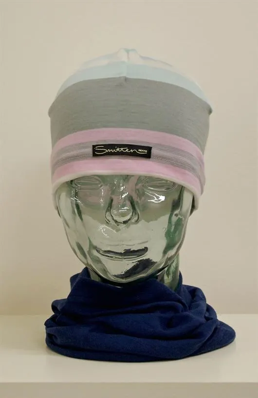 Lightweight Patterned and Striped Skull Cap Sports Beanie