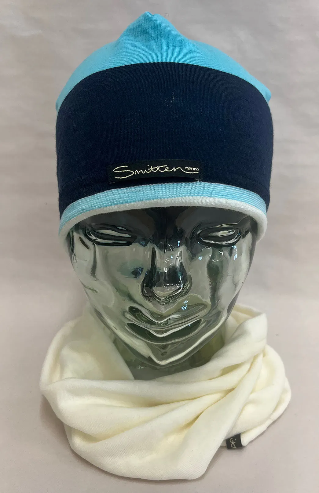 Lightweight Patterned and Striped Skull Cap Sports Beanie