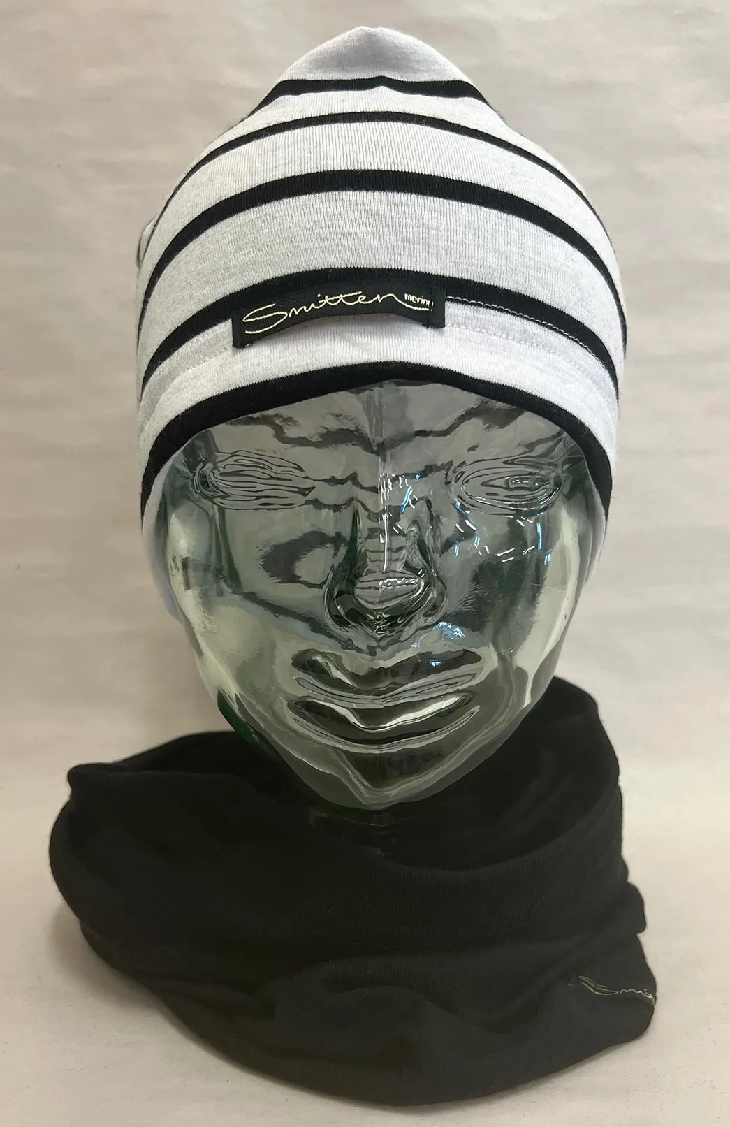 Lightweight Patterned and Striped Skull Cap Sports Beanie