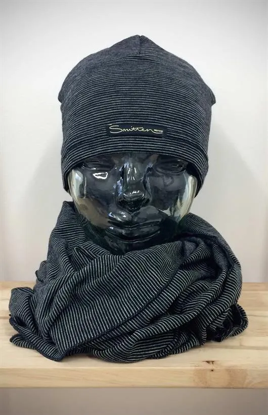 Lightweight Patterned and Striped Skull Cap Sports Beanie