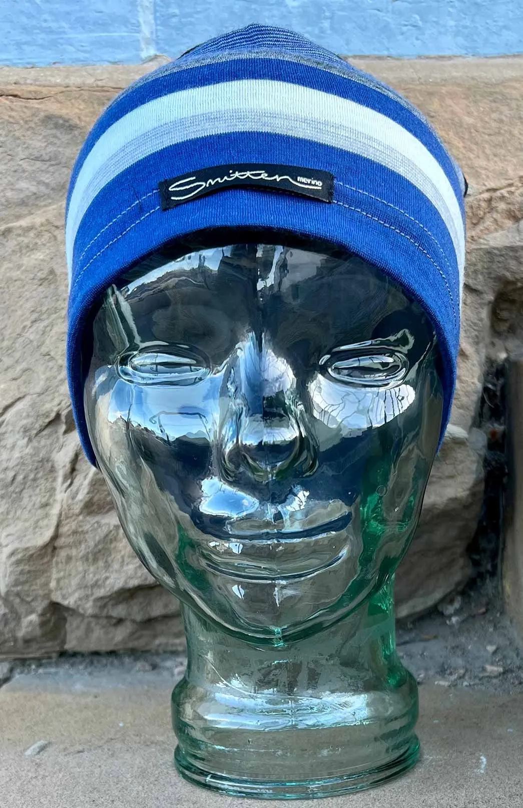 Lightweight Patterned and Striped Skull Cap Sports Beanie