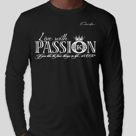 Live With Passion Long Sleeve T-Shirt