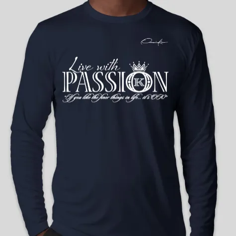 Live With Passion Long Sleeve T-Shirt