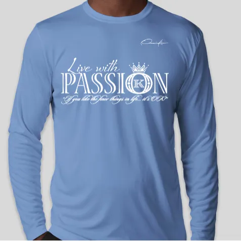 Live With Passion Long Sleeve T-Shirt
