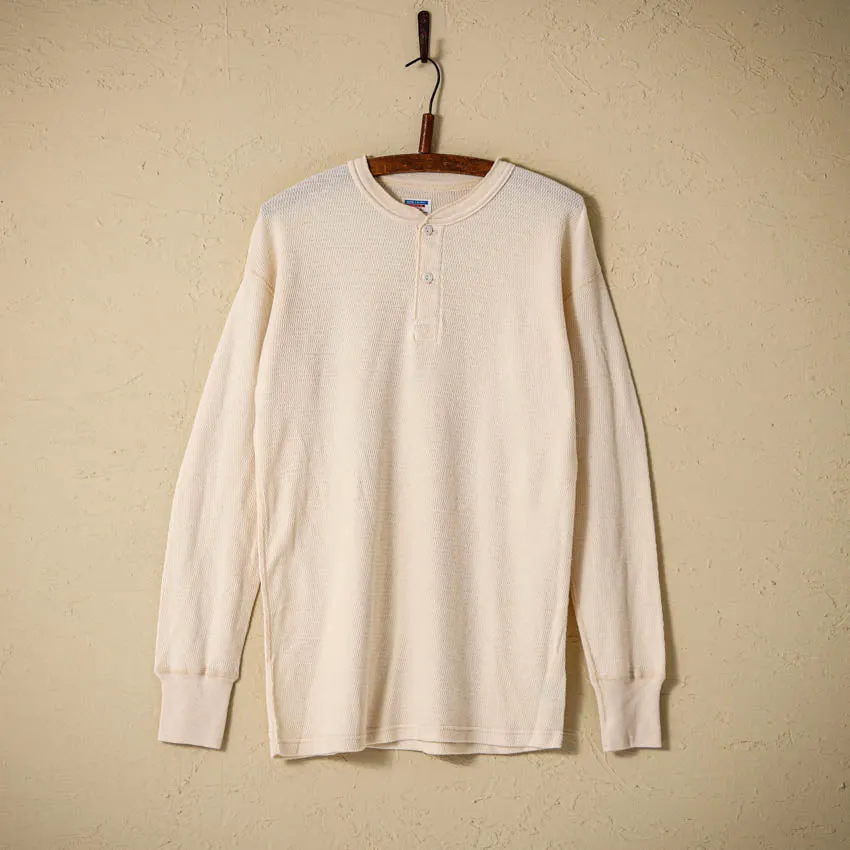 lot.54003 THERMAL HENRYNECK TEE<KINARI>