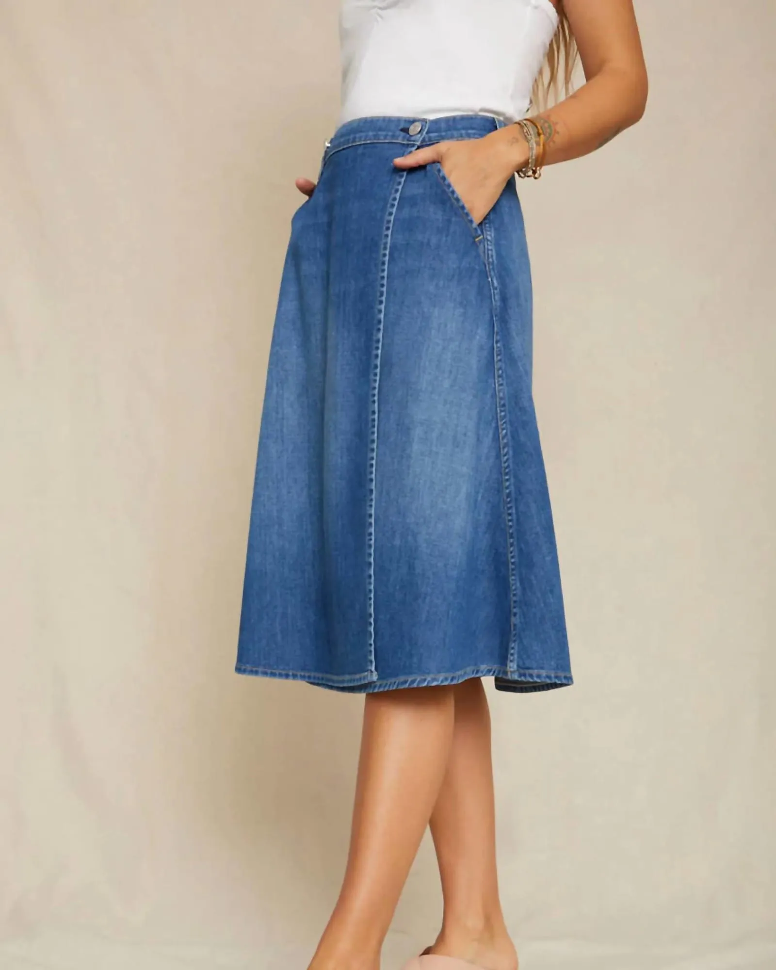 Marie Wrap Skirt In Wistful | Wistful