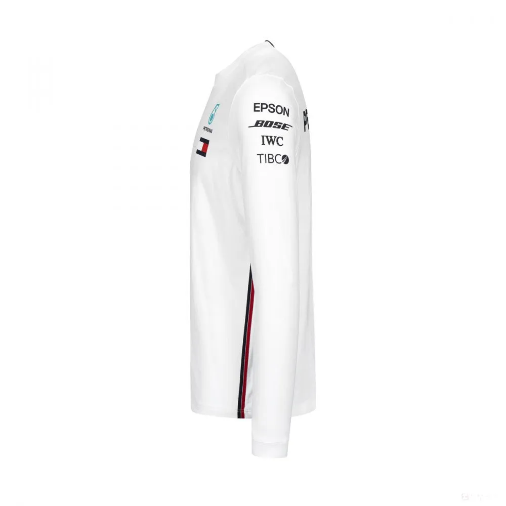 Mercedes Long Sleeve T-shirt, Long Sleeve Team, White, 2019