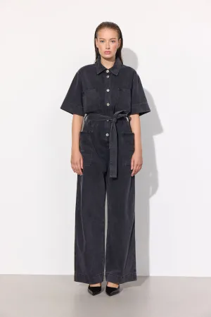 Mette Denim Jumpsuit - Black