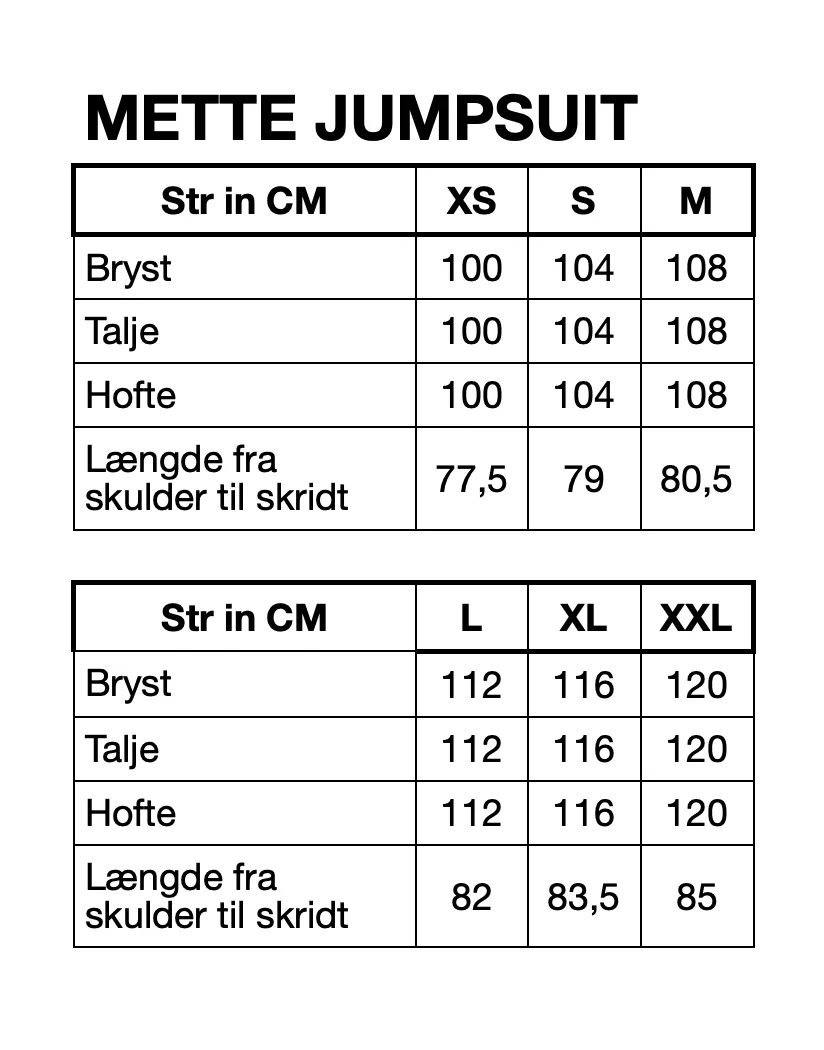 Mette Denim Jumpsuit - Black
