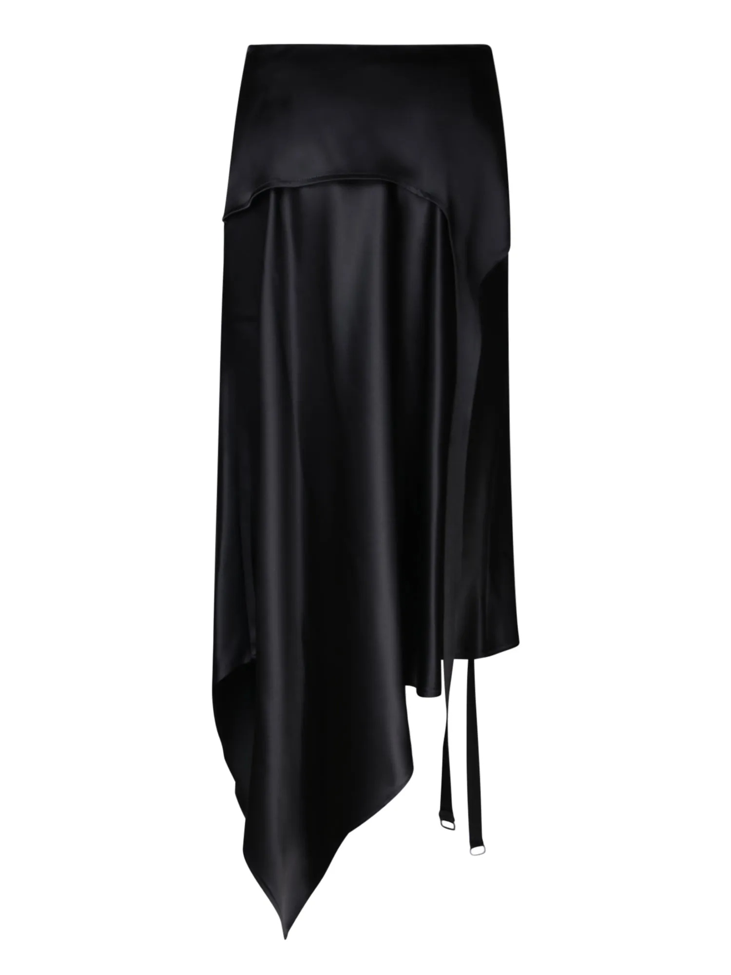 Midi asymmetric skirt