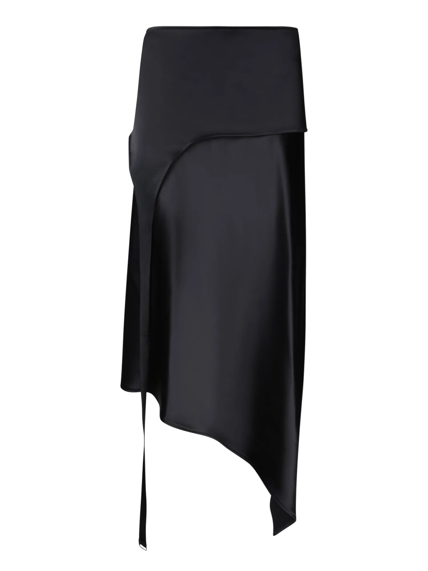 Midi asymmetric skirt