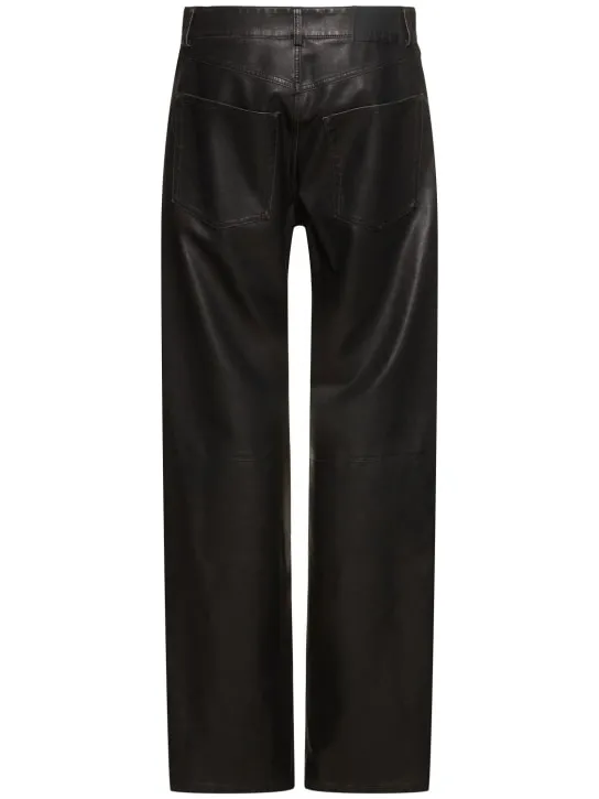 MSGM   Hammered faux leather pants 