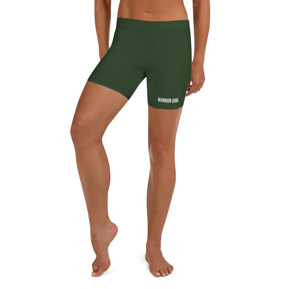 Myrtle Green Low Waist Shorts