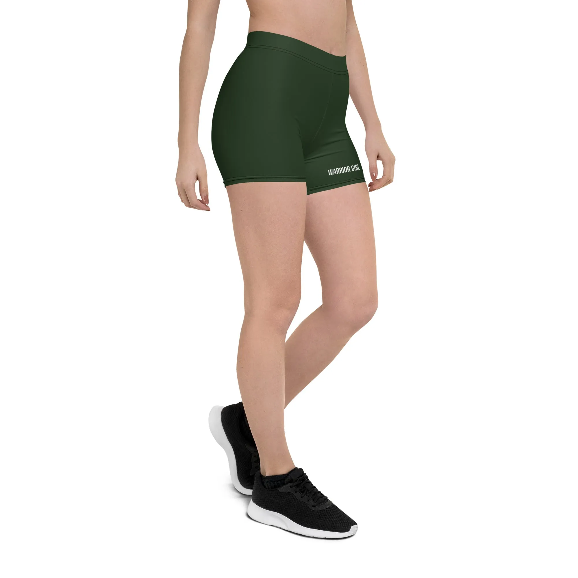 Myrtle Green Low Waist Shorts