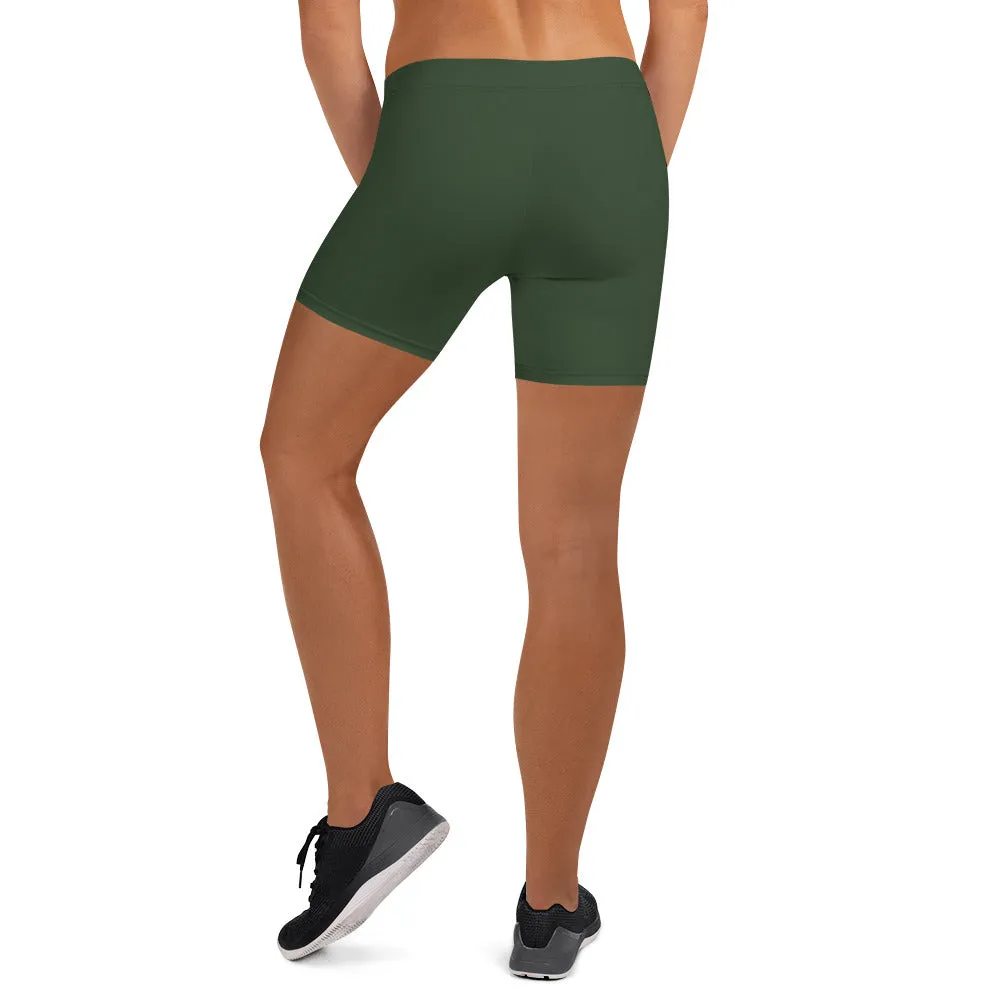 Myrtle Green Low Waist Shorts