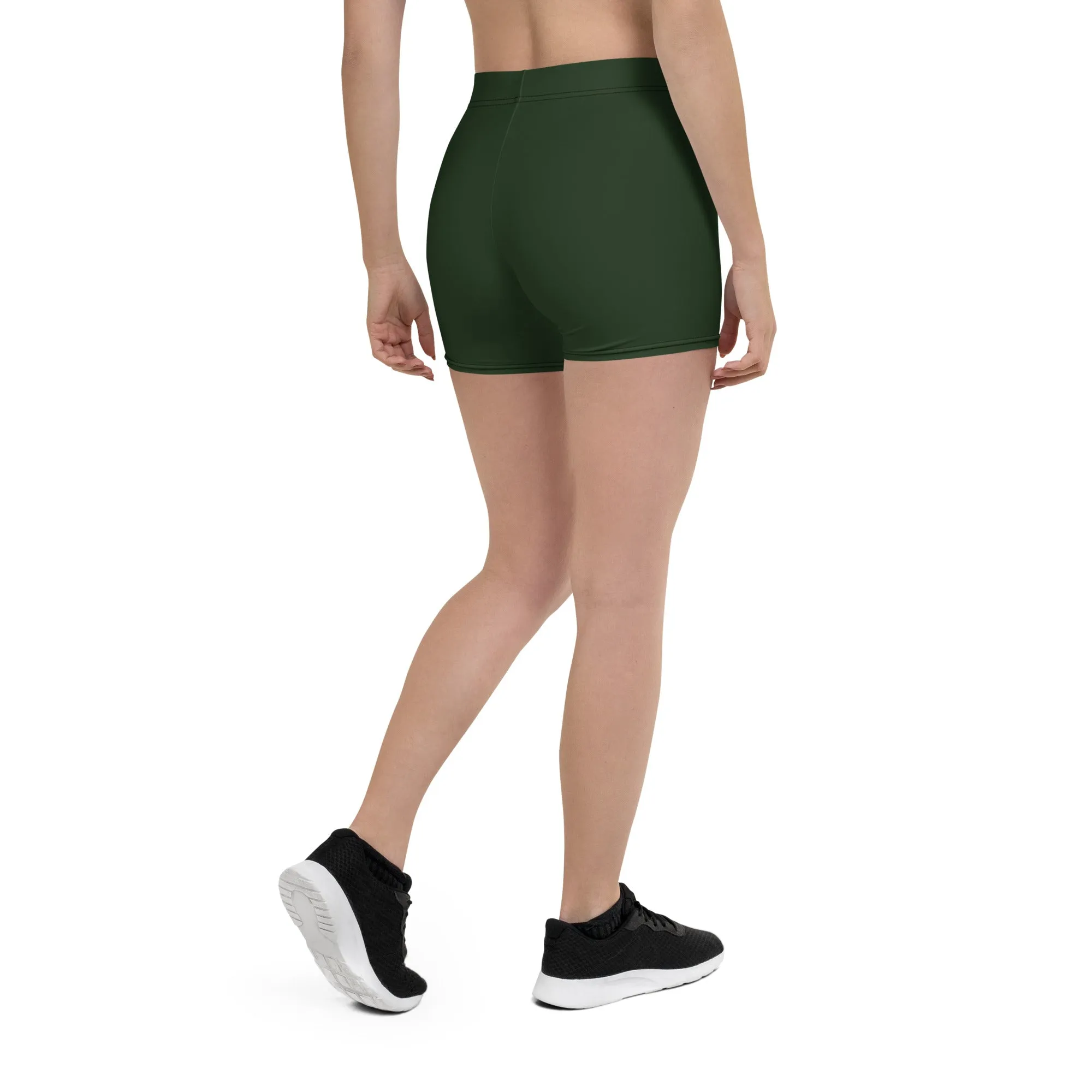 Myrtle Green Low Waist Shorts